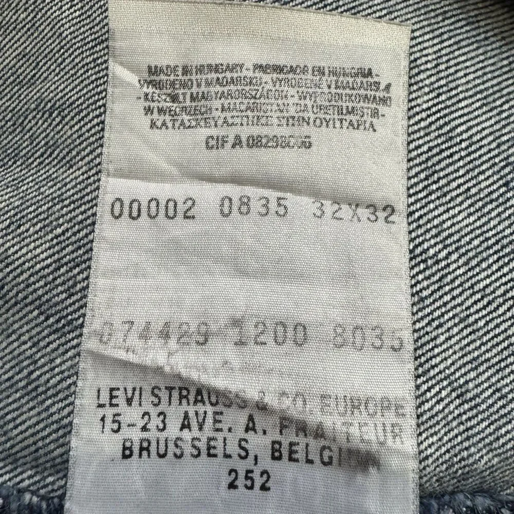 Vintage 2000’s Levi’s Engineered Jeans LEJ Twisted Leg Cinch Back Y2K 32x32